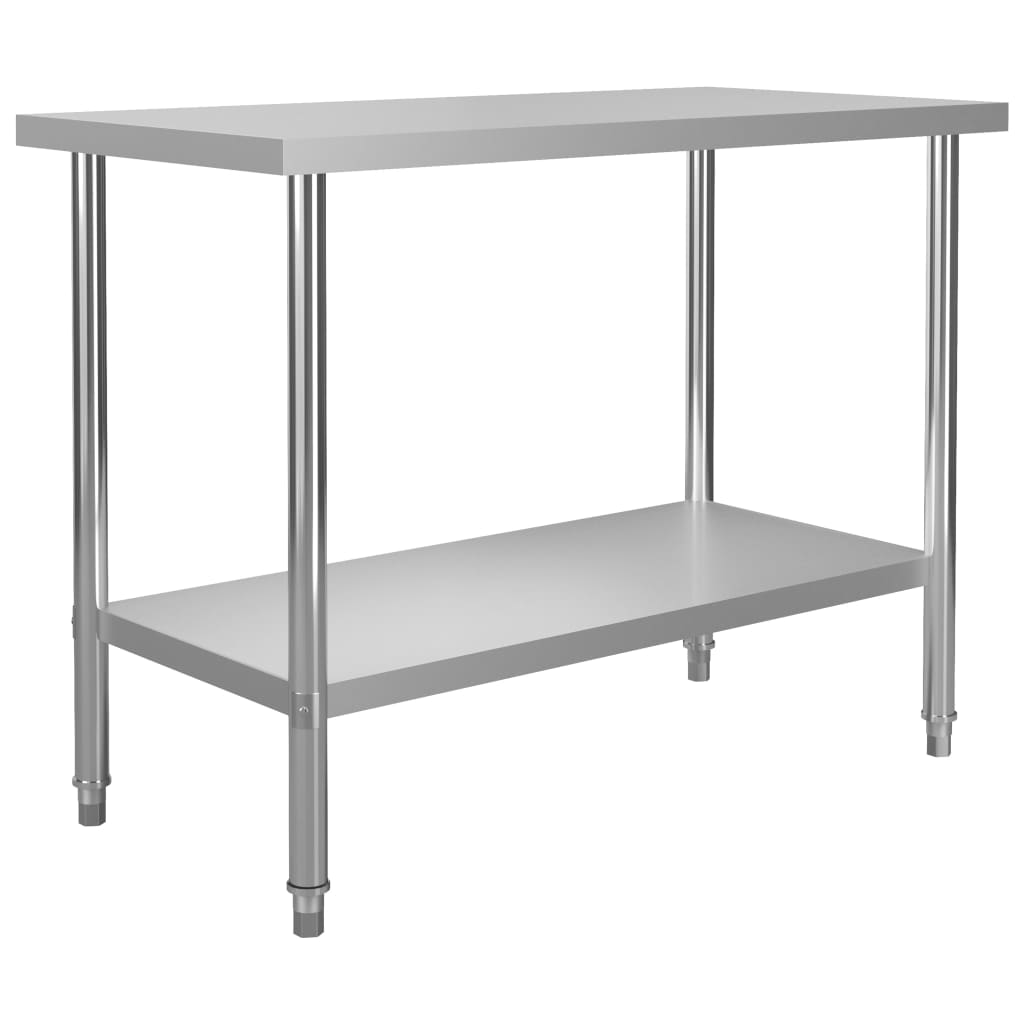 Keukenwerktafel Roestvrij Staal 120 x 60 x 85 cm