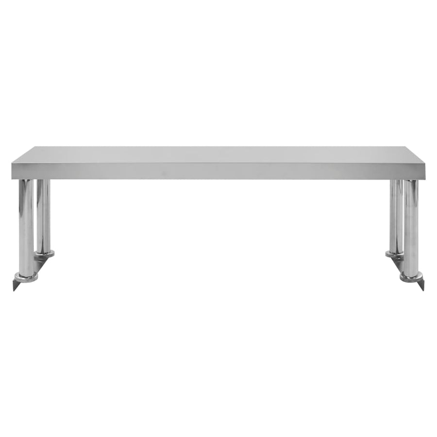 Verhoging Voor Werktafel Roestvrij Staal 120 x 30 x 35 cm
