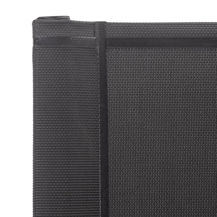 Tuinstoelen Textileen En Roestvrij Staal Grijs 4 Massief acaciahout