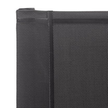 Tuinstoelen Textileen En Roestvrij Staal Grijs 2 Massief acaciahout