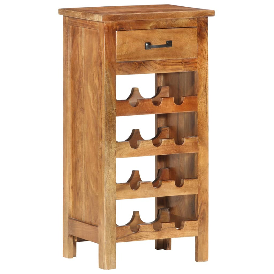 Wijnkast 40x30x80 cm massief acaciahout