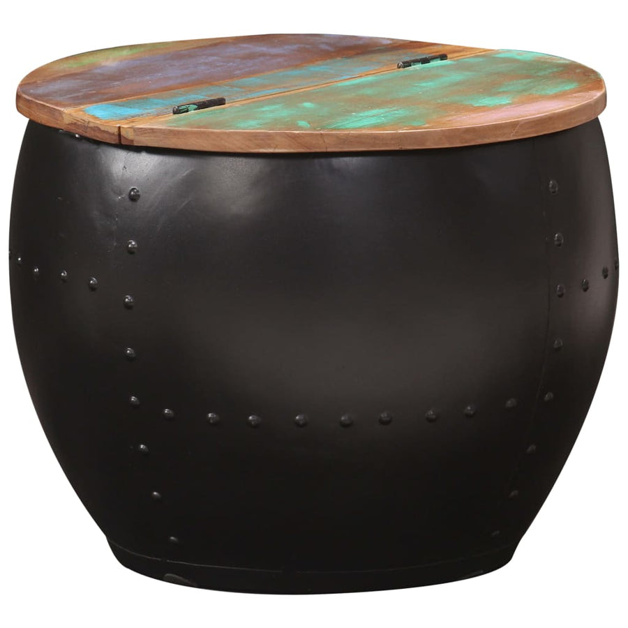Salontafel Massief Gerecycled Hout 1 53 x 43 cm Multikleur