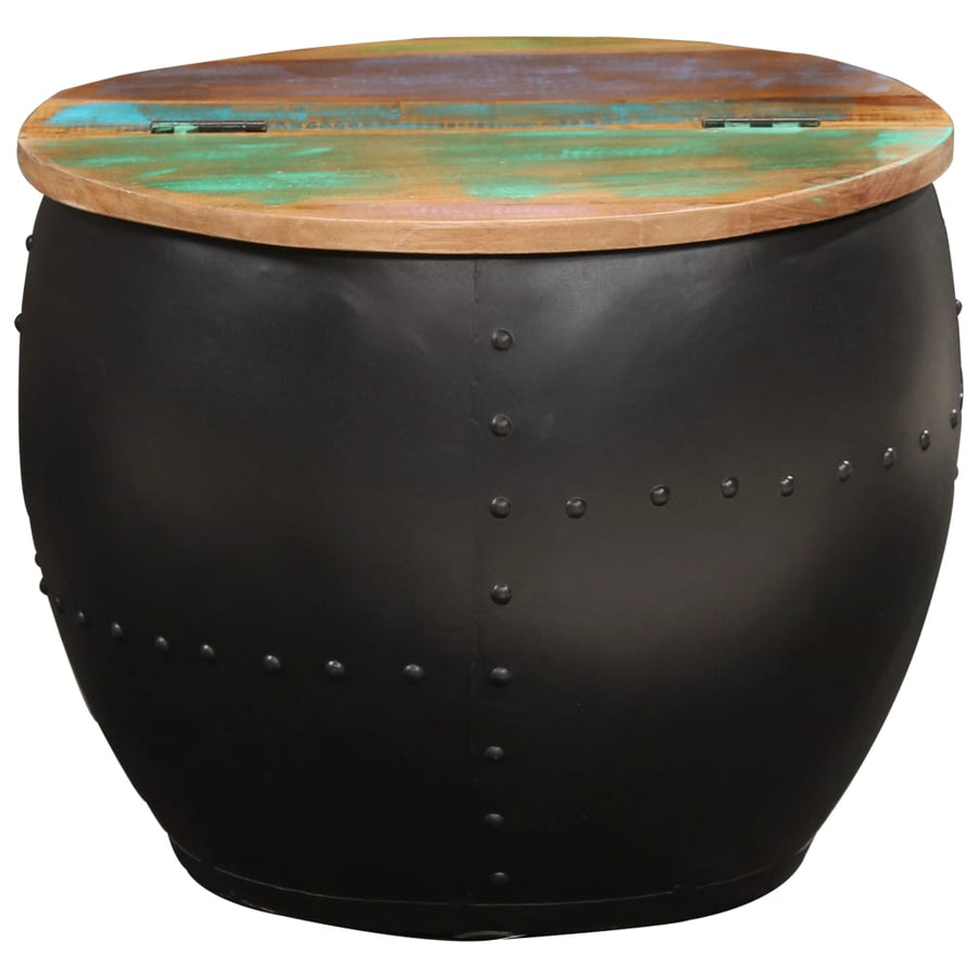 Salontafel Massief Gerecycled Hout 1 53 x 43 cm Multikleur