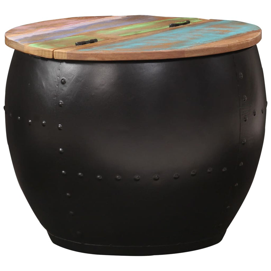 Salontafel Massief Gerecycled Hout 1 53 x 43 cm Multikleur