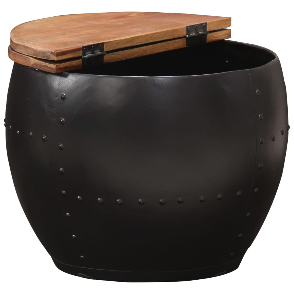 Salontafel Massief Gerecycled Hout 1 53 x 43 cm Multikleur