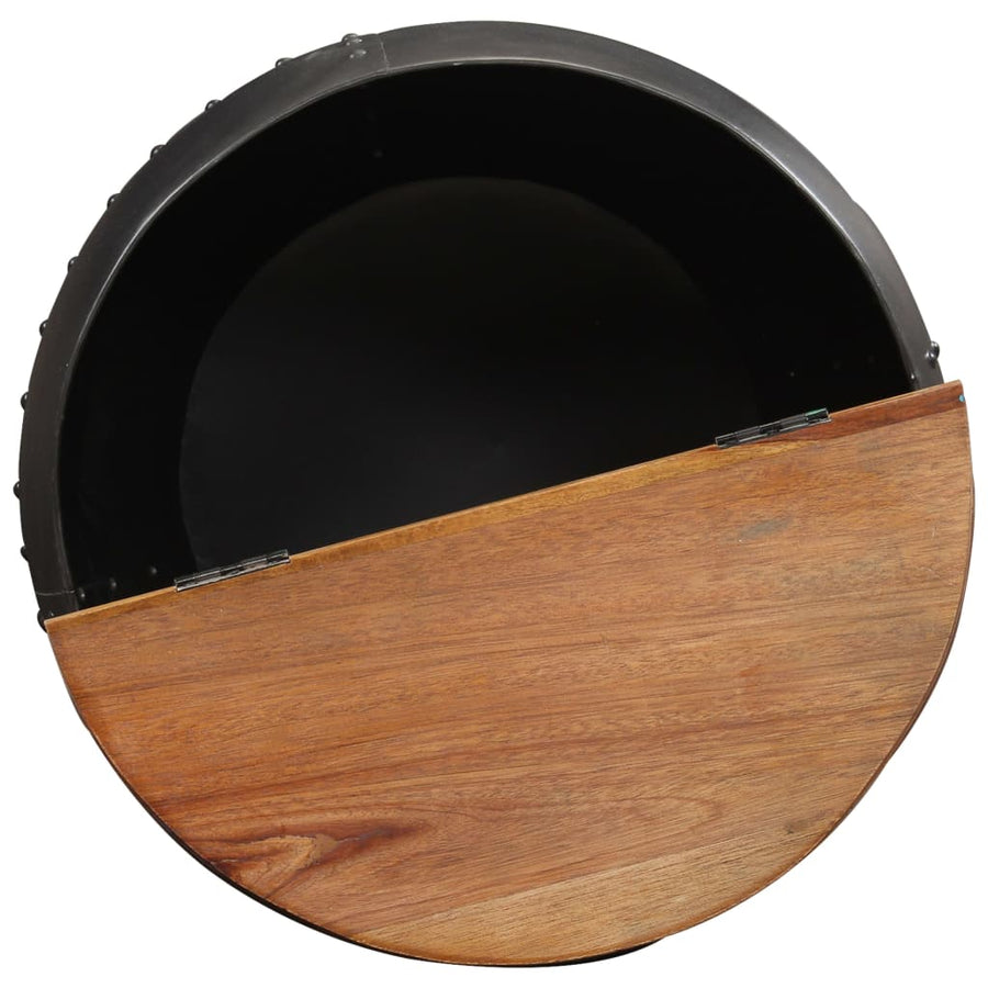 Salontafel Massief Gerecycled Hout 1 53 x 43 cm Multikleur