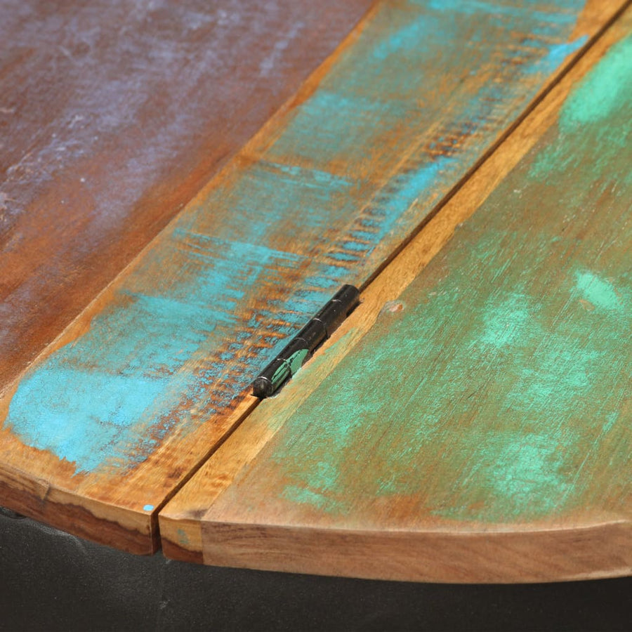 Salontafel Massief Gerecycled Hout 1 53 x 43 cm Multikleur