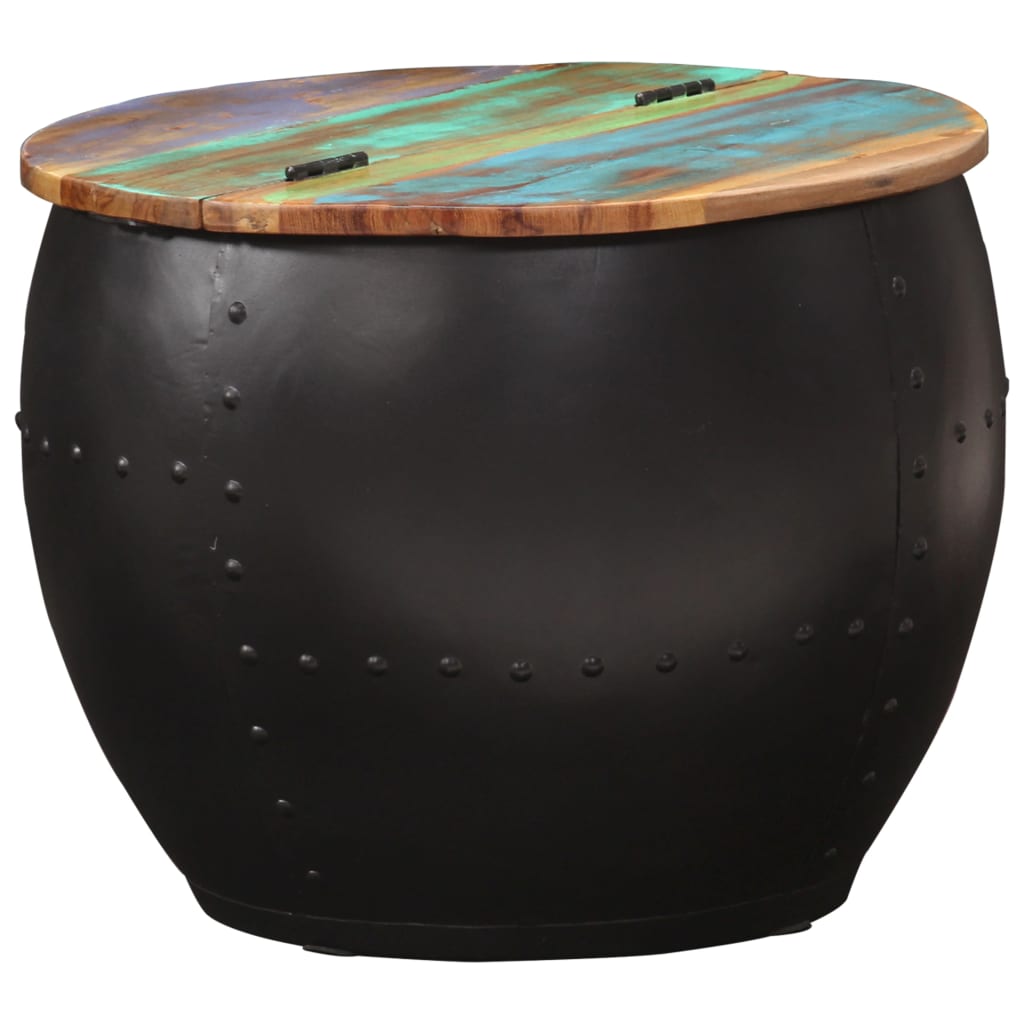 Salontafel Massief Gerecycled Hout 1 53 x 43 cm Multikleur