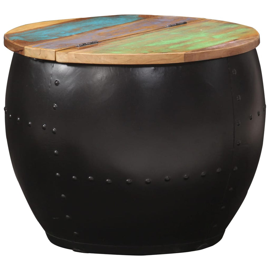 Salontafel Massief Gerecycled Hout 1 53 x 43 cm Multikleur