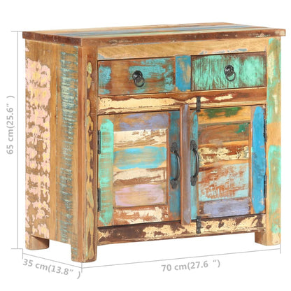 Dressoir 70x35x65 cm massief gerecycled hout