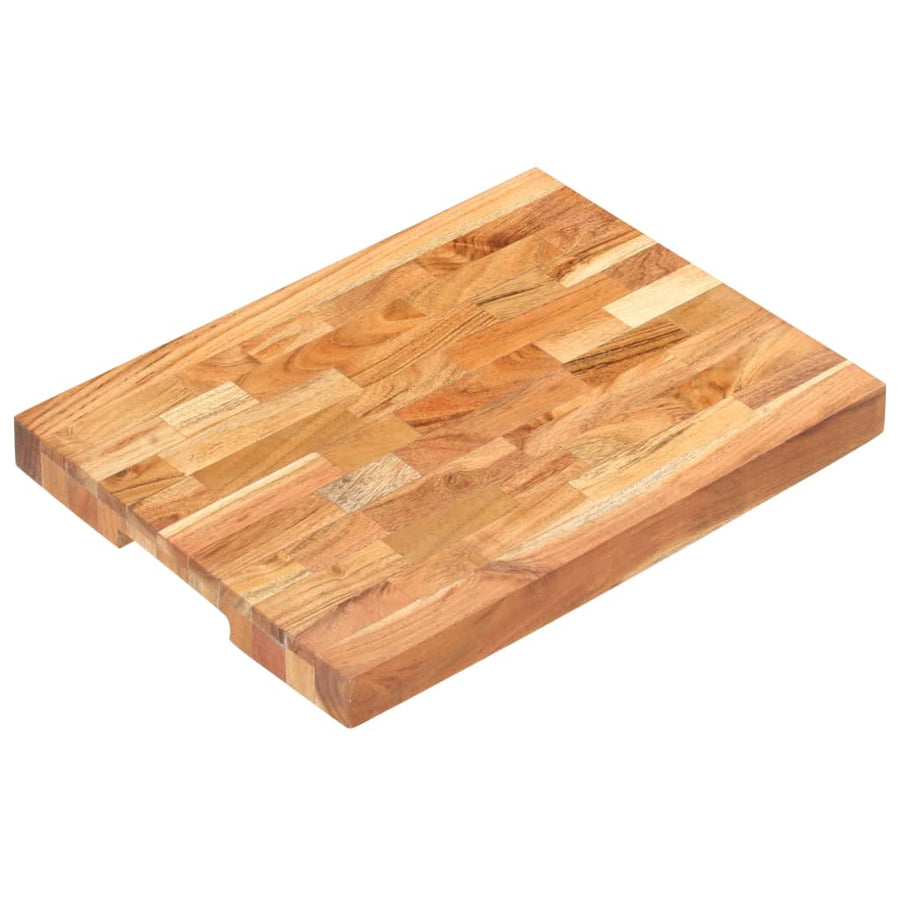 Hakblok Massief Acaciahout 40 x 30 x 4 cm