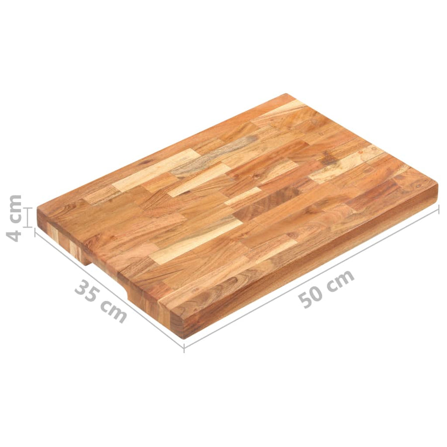 Hakblok Massief Acaciahout 50 x 35 x 4 cm