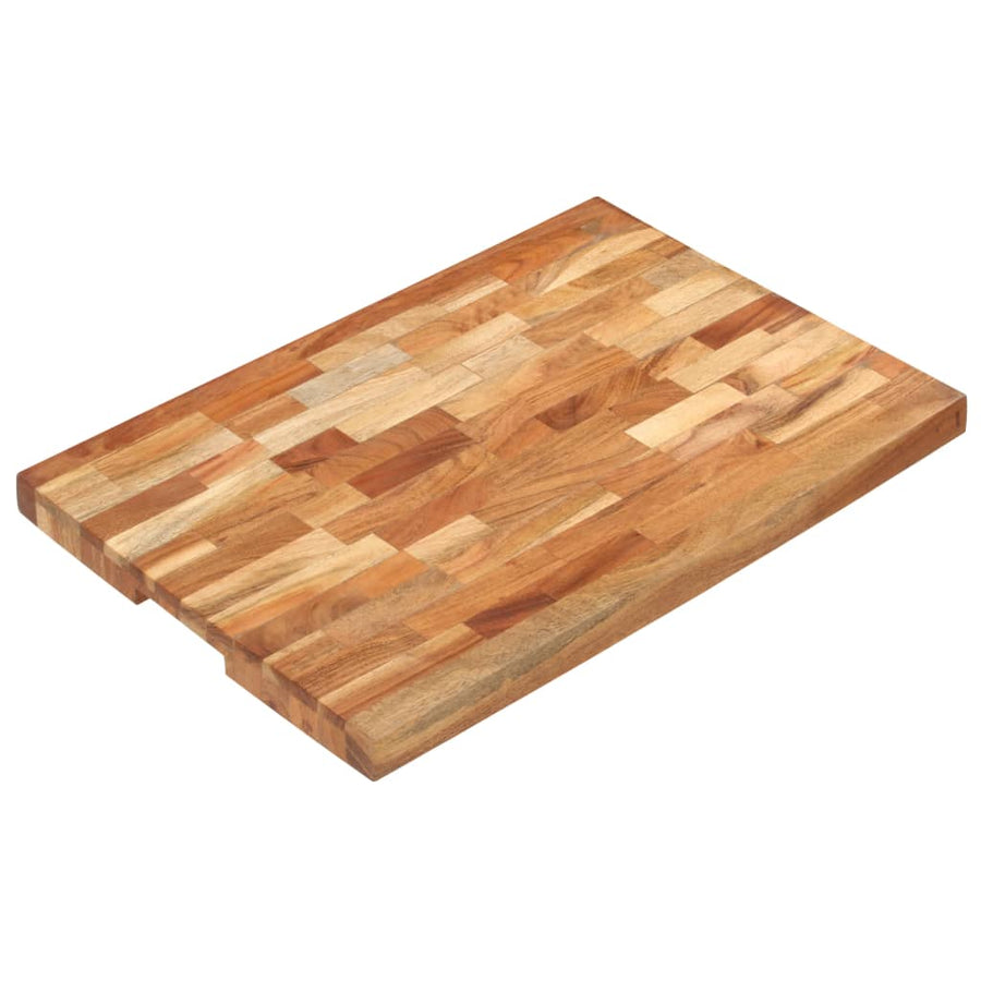 Hakblok 60X40X4 Cm Massief Acaciahout 60 x 40 x 4 cm