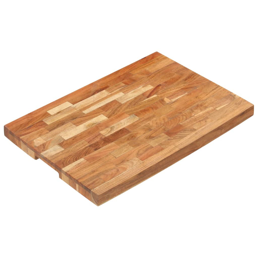 Hakblok 60X40X4 Cm Massief Acaciahout 60 x 40 x 4 cm