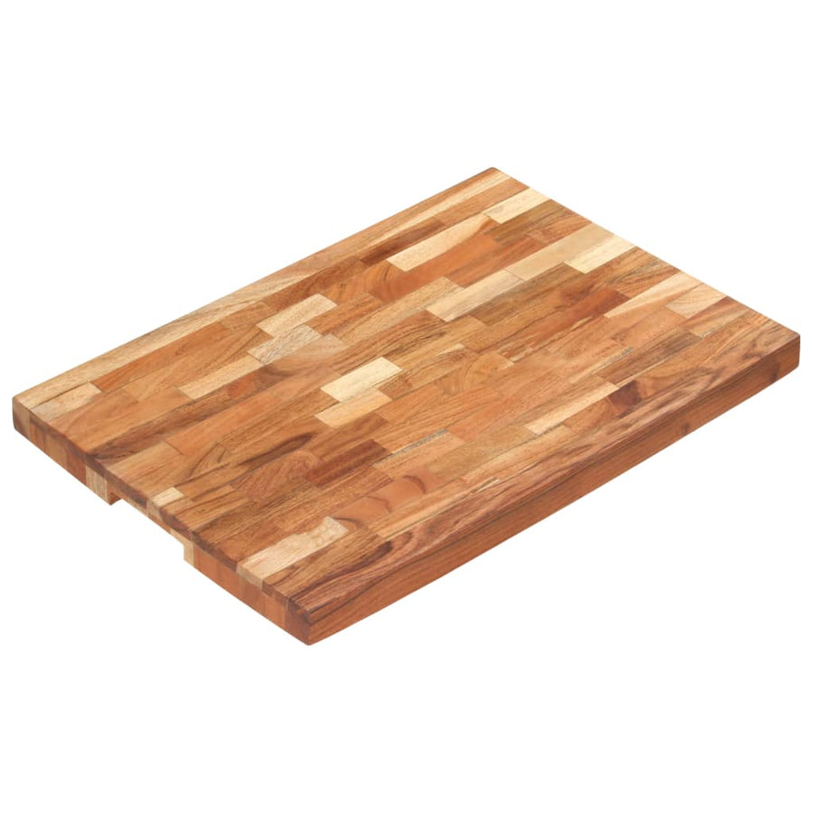 Hakblok 60X40X4 Cm Massief Acaciahout 60 x 40 x 4 cm