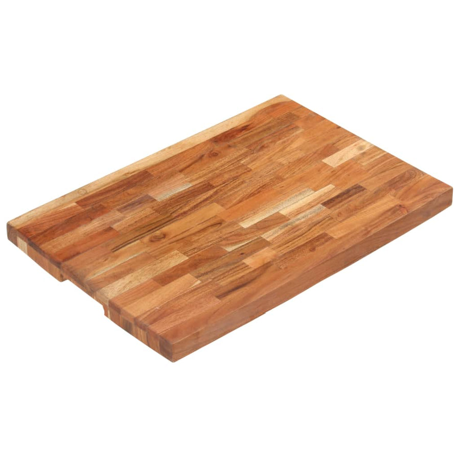 Hakblok 60X40X4 Cm Massief Acaciahout 60 x 40 x 4 cm