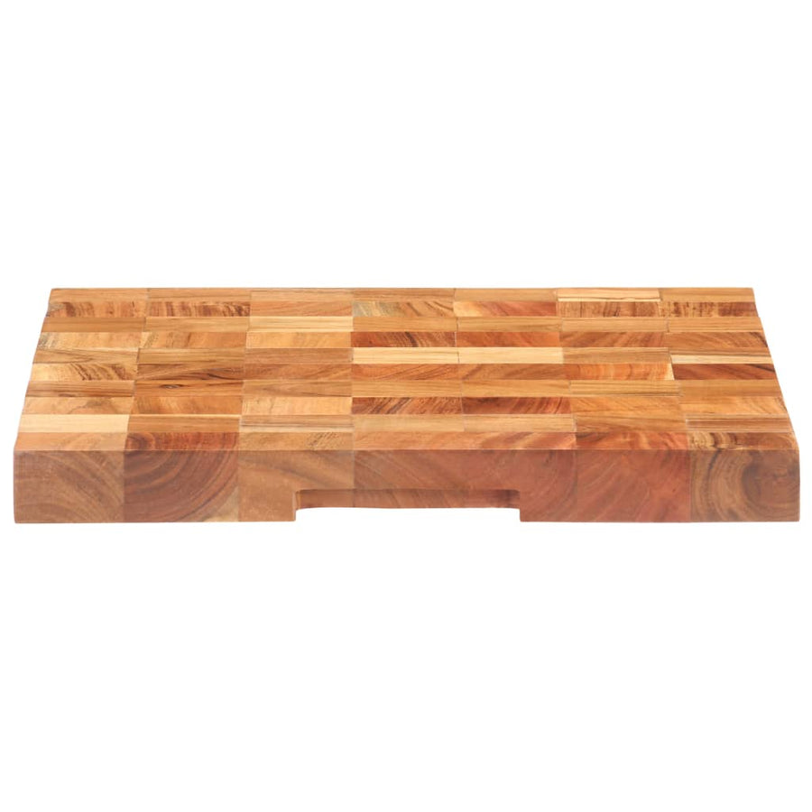 Hakblok 50X34X3,8 Cm Massief Acaciahout 50 x 34 x 3.8 cm