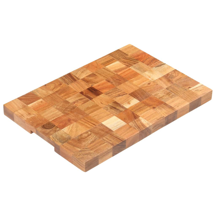 Hakblok 50X34X3,8 Cm Massief Acaciahout 50 x 34 x 3.8 cm