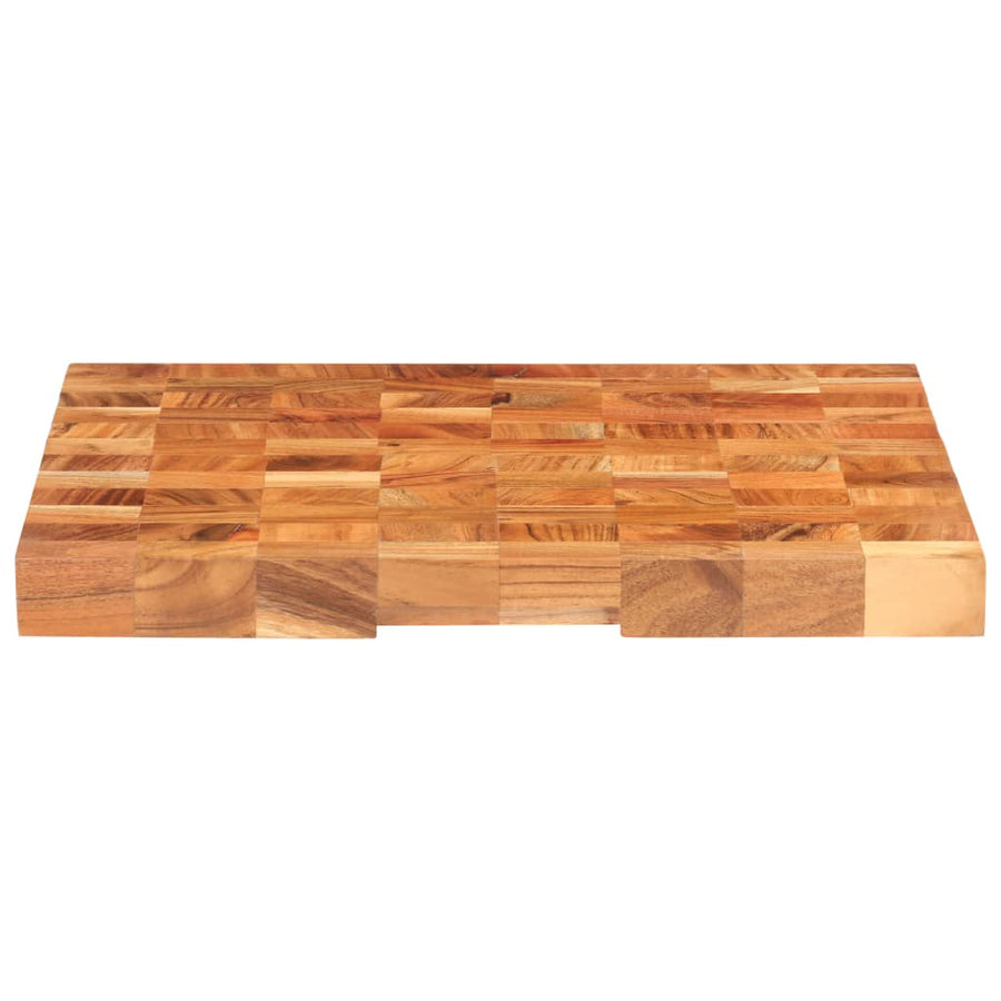 Hakblok 60X40X3,8 Cm Massief Acaciahout 60 x 40 x 3.8 cm
