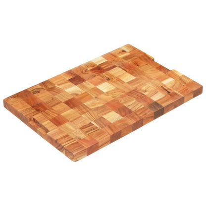 Hakblok 60X40X3,8 Cm Massief Acaciahout 60 x 40 x 3.8 cm