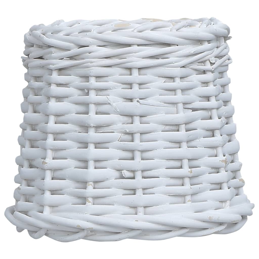 Lampenkap 25X17 Cm Wicker Wit 25 x 17 cm