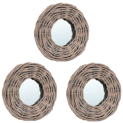 Spiegels 3 St 15 Cm Wicker 1