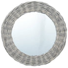 Spiegel 60 cm wicker bruin