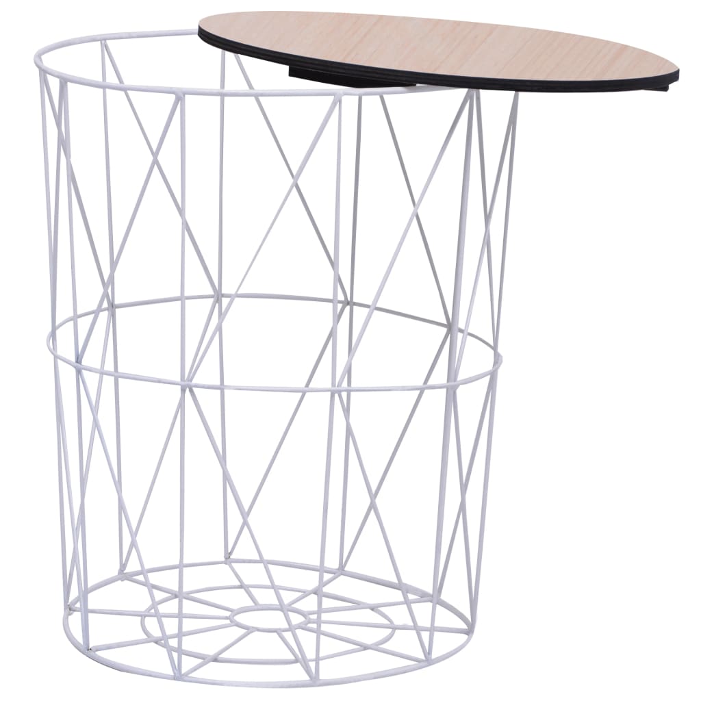 Salontafel Ø 47 Cm Wit
