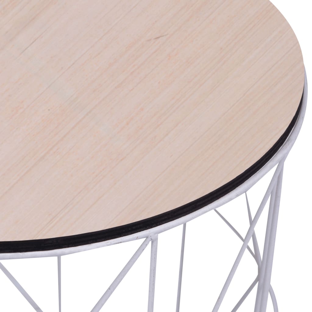 Salontafel Ø 47 Cm Wit