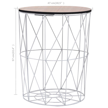 Salontafel Ø 47 Cm Wit