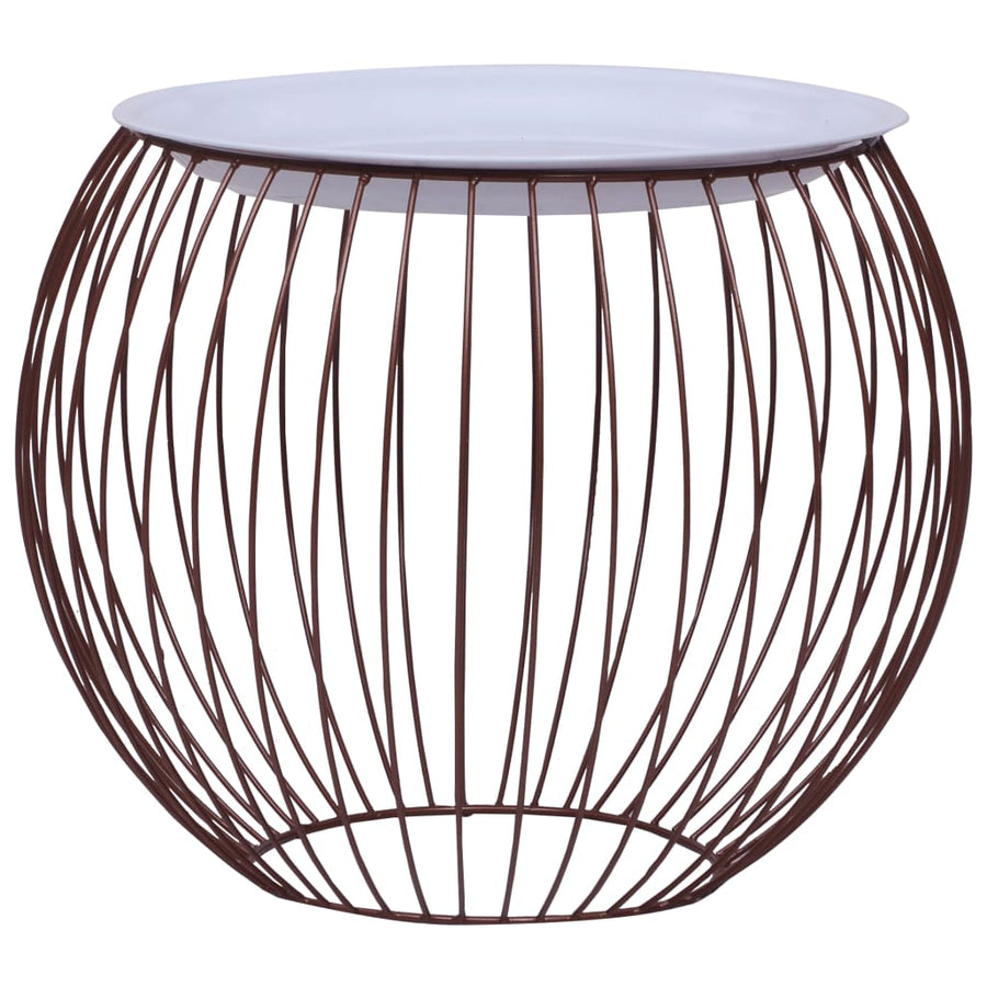Salontafel Ø 41 Cm Goudkleurig 41 x 33 cm