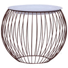 Salontafel Ø 51x41 cm goudkleurig