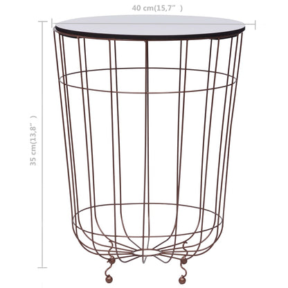 Salontafel Ø40 Cm Goudkleurig