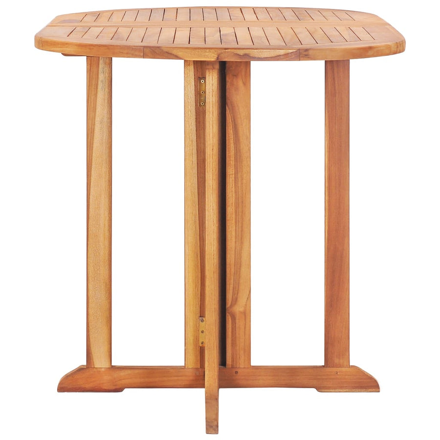 Tuintafel Inklapbaar Massief Teakhout 120 x 70 x 75 cm
