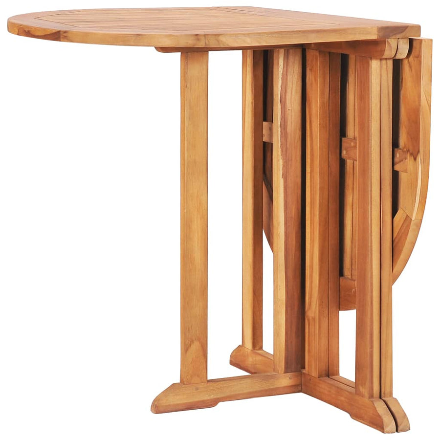 Tuintafel Inklapbaar Massief Teakhout 120 x 70 x 75 cm