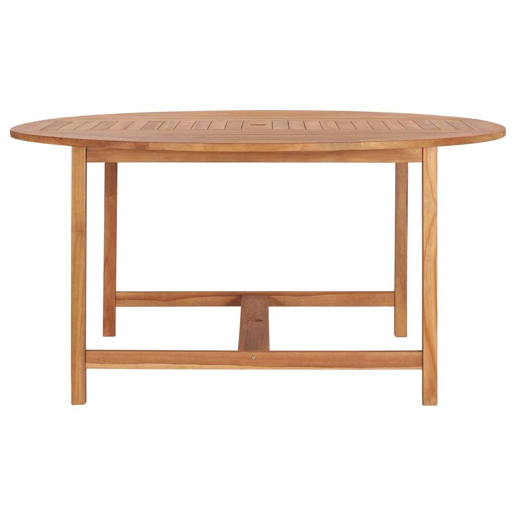 Tuintafel 150X76 Cm Massief Teakhout