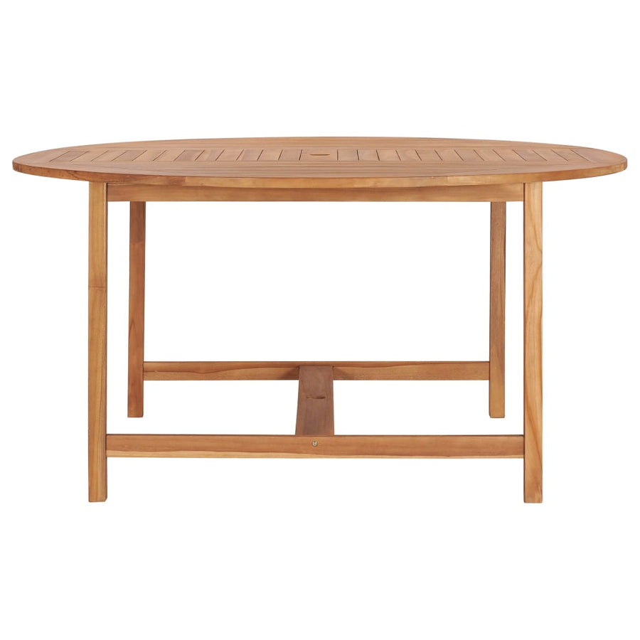 Tuintafel 150X76 Cm Massief Teakhout