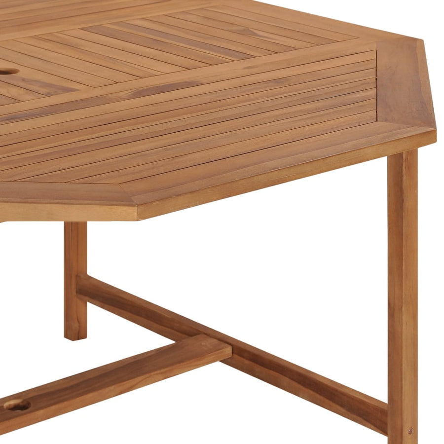 Tuintafel Massief Teakhout 150 x 150 x 75 cm