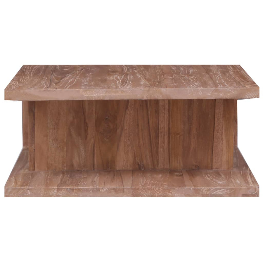 Salontafel 70X70X30 Cm Massief Teakhout