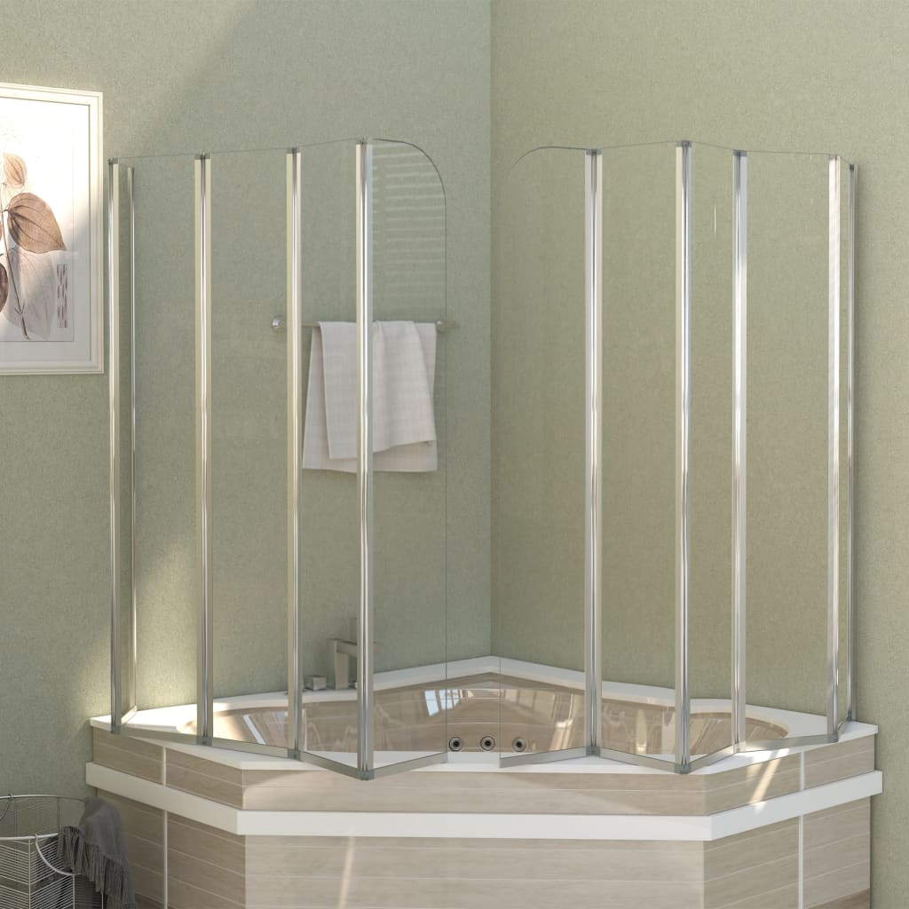 Badwand Gehard Glas Transparant 120 x 140 cm