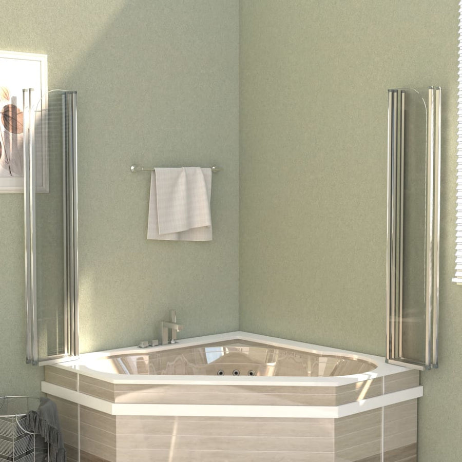 Badwand Gehard Glas Transparant 120 x 140 cm