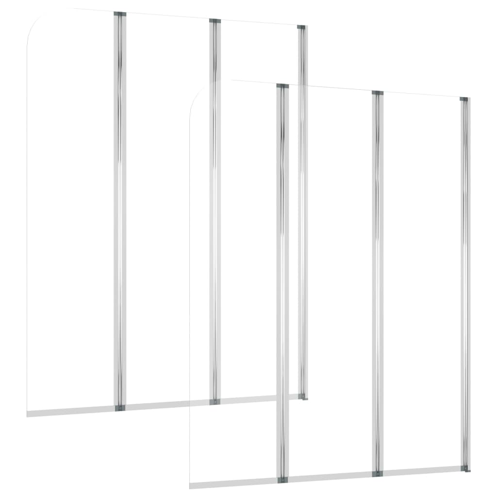 Badwanden 2 St Gehard Glas Transparant 104 x 130 cm