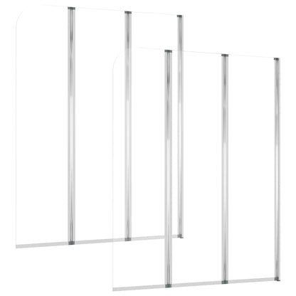 Badwanden 2 St Gehard Glas Transparant 104 x 130 cm