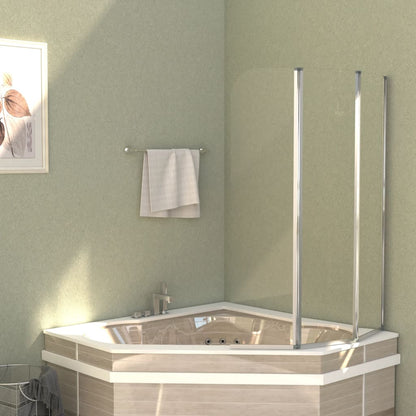 Badwanden 2 St Gehard Glas Transparant 104 x 130 cm
