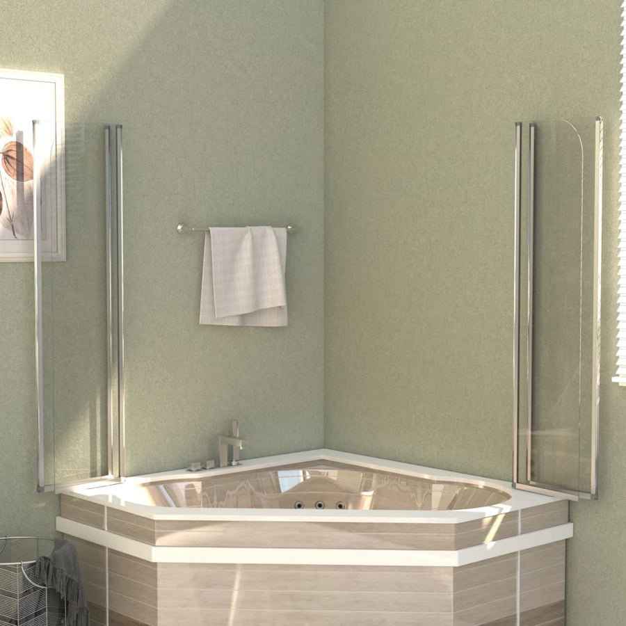 Badwanden 2 St Gehard Glas Transparant 104 x 130 cm