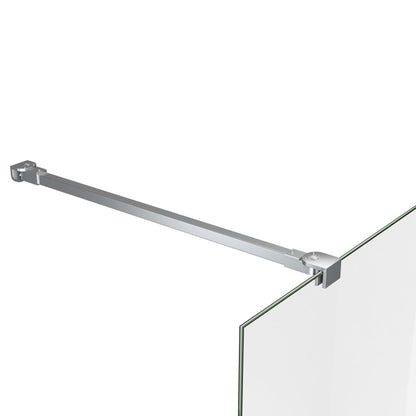 Stabilisatiestang Voor Badwand 57,5 Cm Roestvrij Staal 57.5 cm