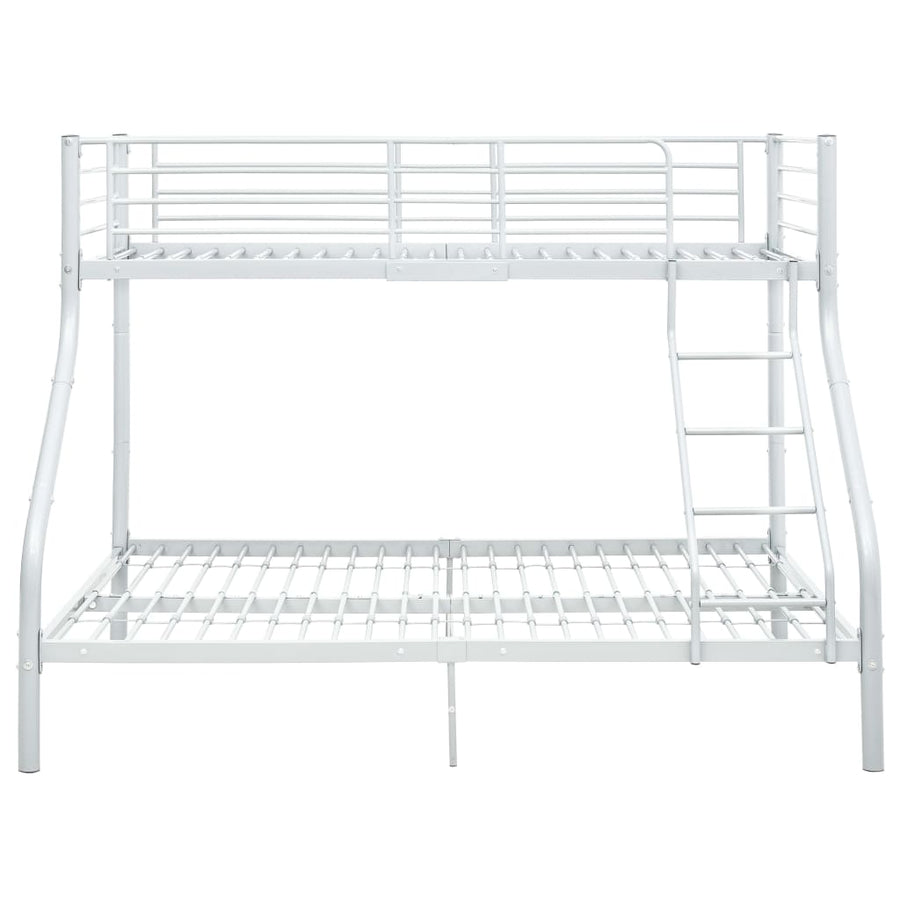 Stapelbedframe Metaal 140X200 Cm/90X200 Cm Wit