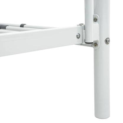 Stapelbedframe Metaal 140X200 Cm/90X200 Cm Wit