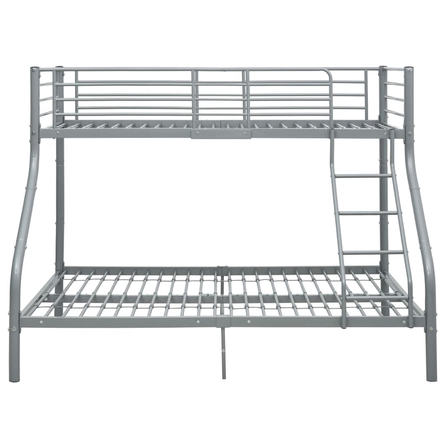 Stapelbedframe Metaal 140X200 Cm/90X200 Cm Grijs