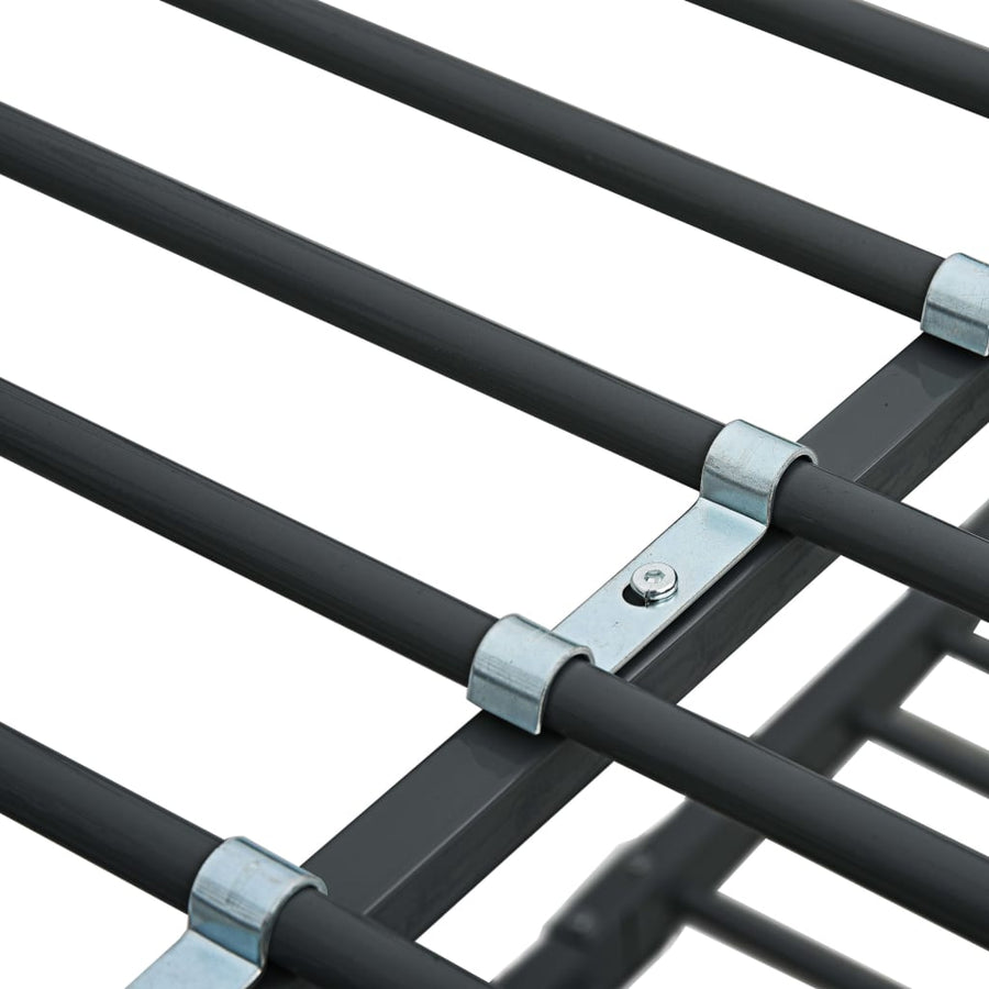 Stapelbedframe Metaal 140X200 Cm/90X200 Cm Zwart